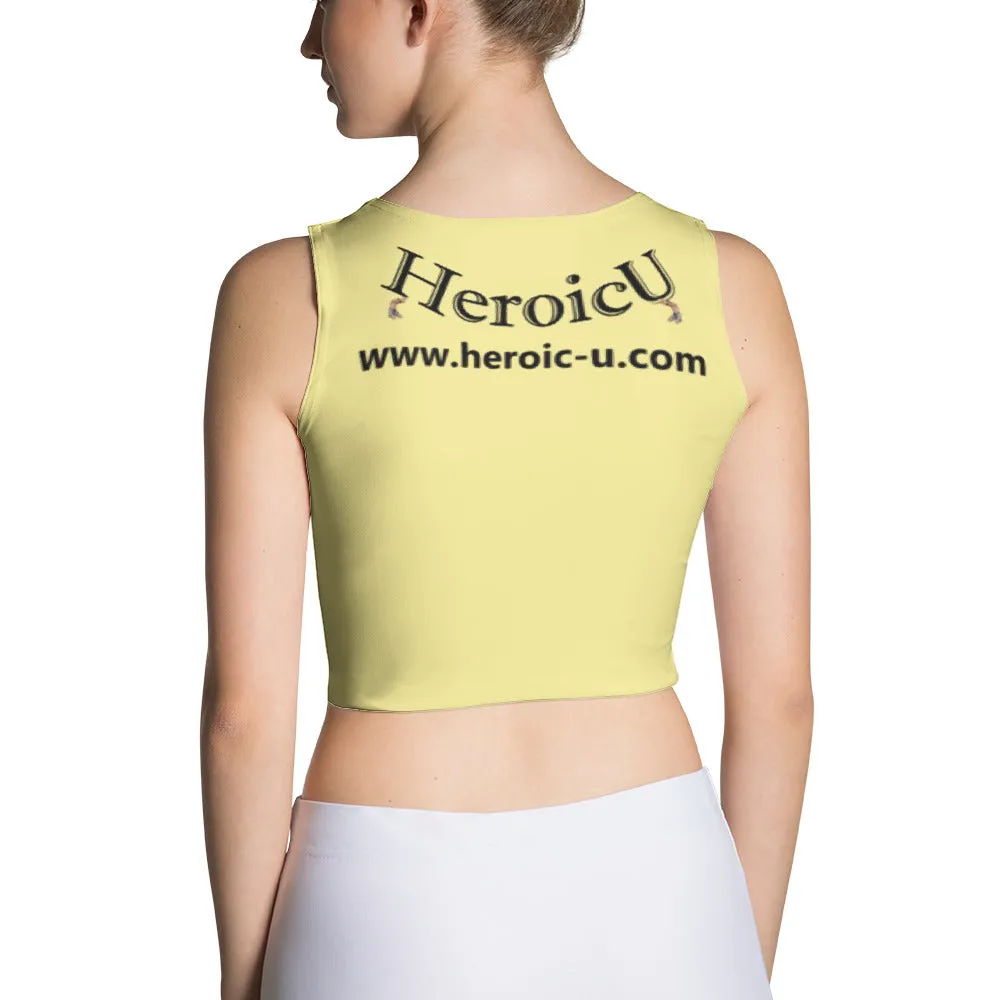 Crop Top Awesome Pale Yellow