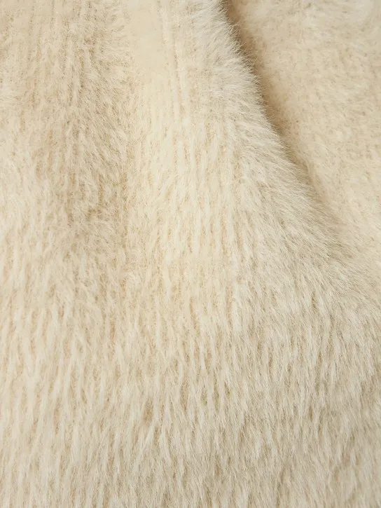Jacquemus   La Maille Neve fluffy crop top 