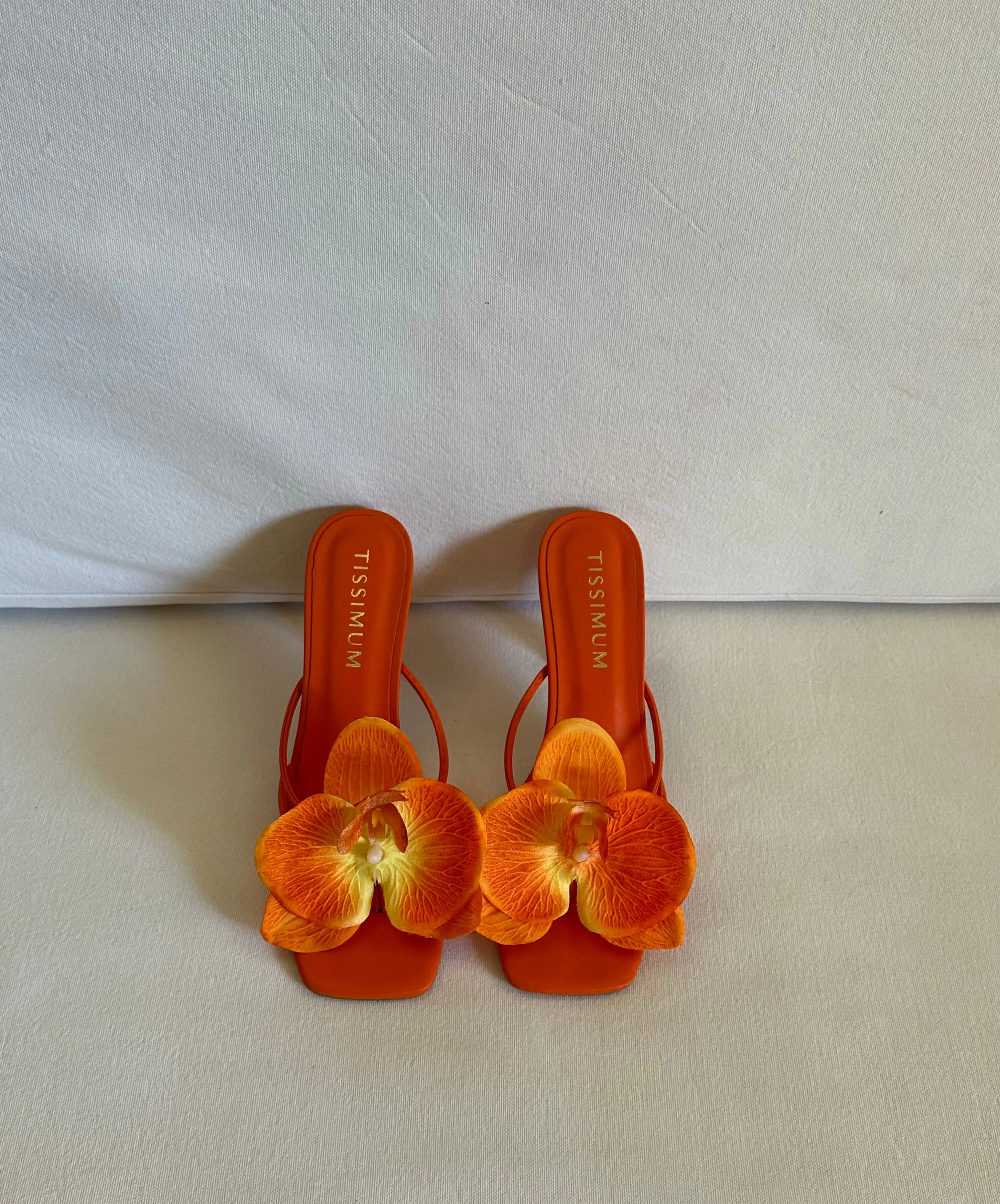 Orquídea Heels Naranja